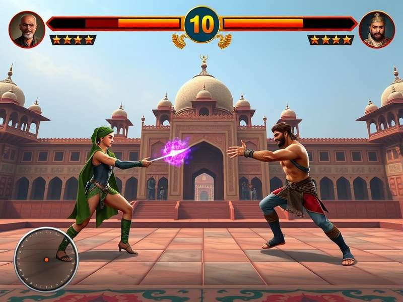 Mughal Mayhem Fight character selection screen